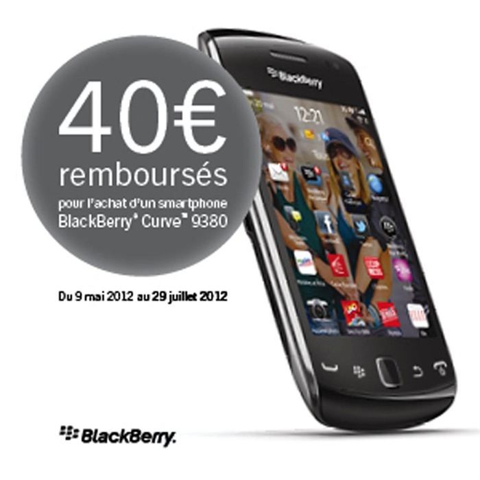 BLACKBERRY Curve 9380 Noir   Achat / Vente SMARTPHONE BLACKBERRY Curve