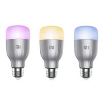 AMPOULE INTELLIGENTE XIAOMI Pack 3 ampoules connectées blanches et colo AMPOULE INTELLIGENTE XIAOMI Pack 3 ampoules connectées blanches et colo