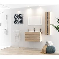 SALLE DE BAIN COMPLETE ALBAN Ensemble salle de bain simple vasque avec mi SALLE DE BAIN COMPLETE ALBAN Ensemble salle de bain simple vasque avec mi