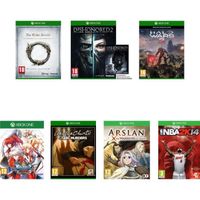JEUX XBOX ONE Pack de 8 jeux : The Elder Scrolls + Agatha + NBA JEUX XBOX ONE Pack de 8 jeux : The Elder Scrolls + Agatha + NBA