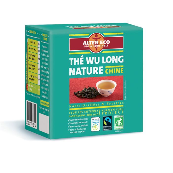 Wulong Chine Bio 37,5g   Achat / Vente THE Thé Wulong Chine Bio 37