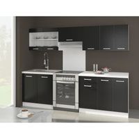 CUISINE COMPLÈTE ULTRA Cuisine complète avec plan de travail L 2m40 CUISINE COMPLÈTE ULTRA Cuisine complète avec plan de travail L 2m40
