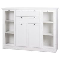 BUFFET - BAHUT LANDWOOD Buffet Classique Blanc - L 160 cm BUFFET - BAHUT LANDWOOD Buffet Classique Blanc - L 160 cm