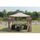 Tonnelle de jardin LAGOON 3x3 m en acier - Beige