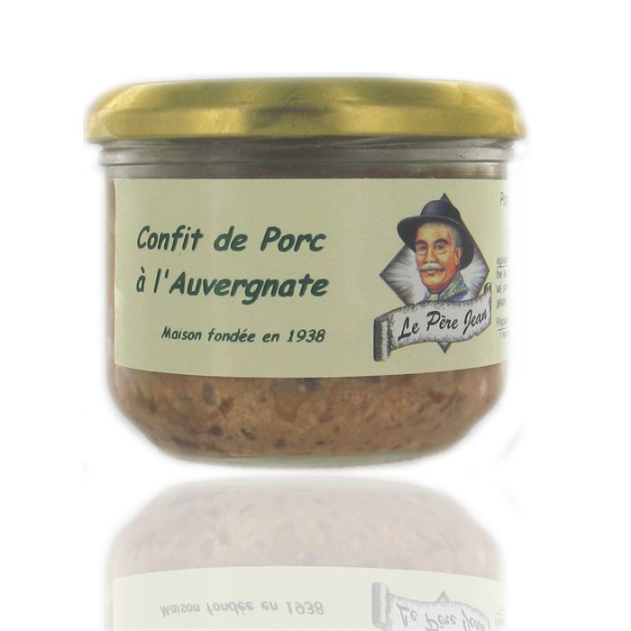 Confit de Porc à lAuvergnate Père Jean 180gr   Achat / Vente PLAT