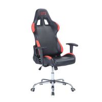 SIÈGE GAMING Chaise Gamer Baquet Race - Simili et PVC - Noir et SIÈGE GAMING Chaise Gamer Baquet Race - Simili et PVC - Noir et