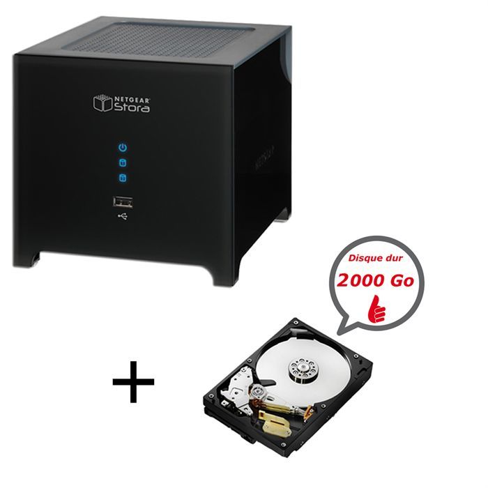 Netgear Stora MS2000 + Disque dur Samsung 2 TO   Achat / Vente SERVEUR