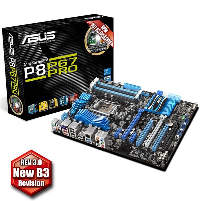 ASUS P8P67 PRO B3   Achat / Vente CARTE MERE ASUS P8P67 PRO B3