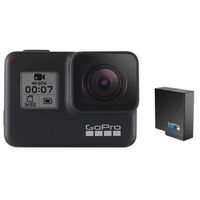 CAMÉRA SPORT GOPRO HERO7 BLACK Caméra de sport Action Cam + Bat CAMÉRA SPORT GOPRO HERO7 BLACK Caméra de sport Action Cam + Bat