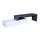 FLOYD Meuble TV extensible contemporain gris et bl