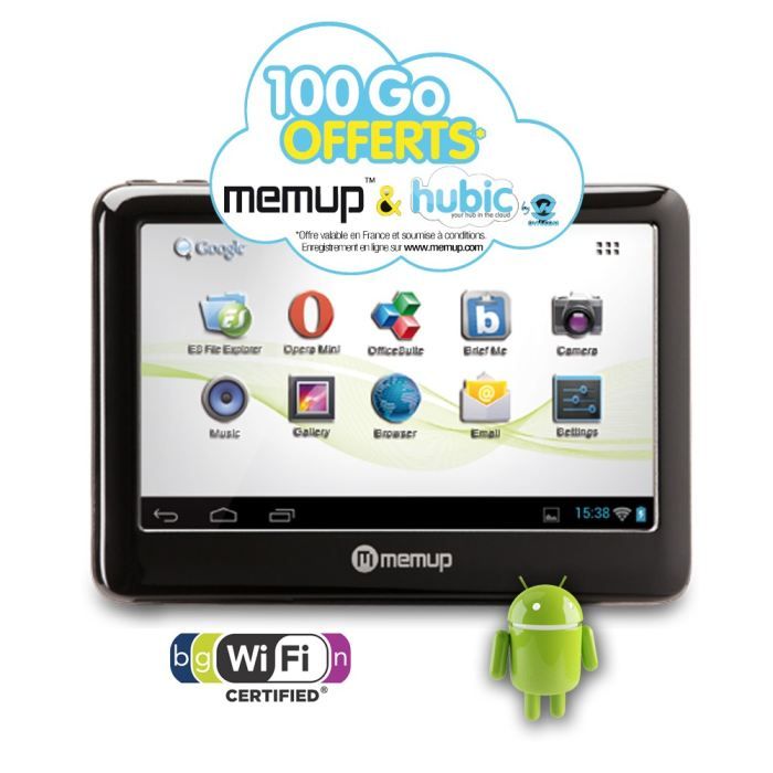 MEMUP PocketPad android   Achat / Vente TABLETTE TACTILE MEMUP