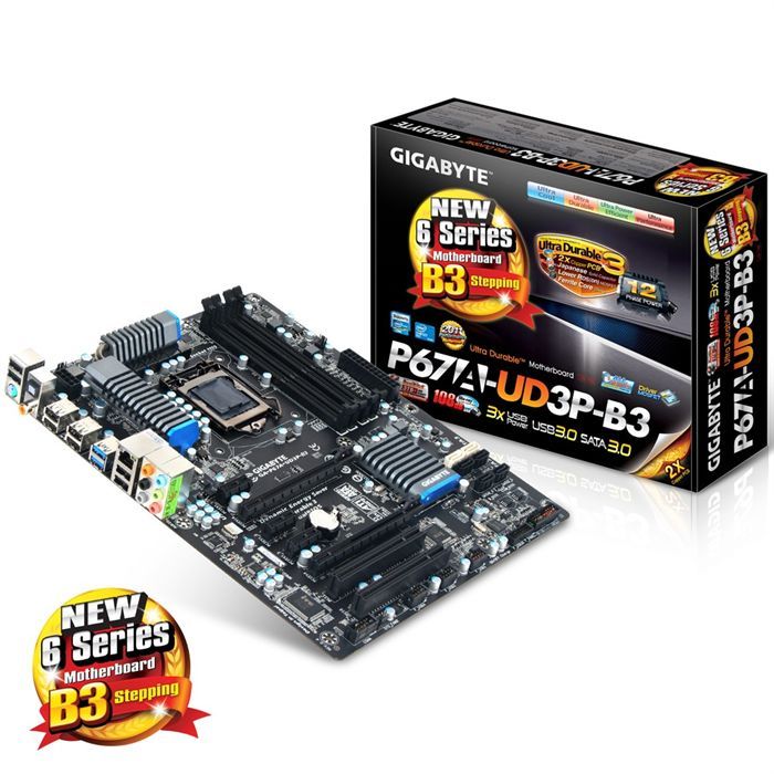 Gigabyte P67AU D3P B3   Achat / Vente CARTE MERE Gigabyte P67AU D3P B3