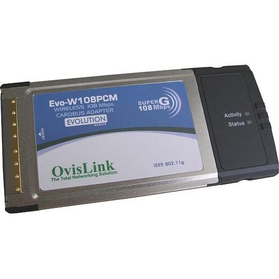 108 Mbps EVO W108PCM   Carte réseau PCMCIA WiFi 802.11g 108 Mbps