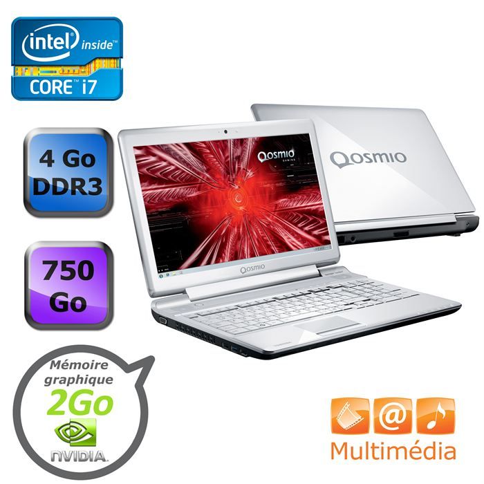 F750 129   Achat / Vente ORDINATEUR PORTABLE Toshiba Qosmio F750 129