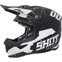 CASQUE MOTO SCOOTER SHOT Casque Cross Furious Spectre Noir Blanc Mat CASQUE MOTO SCOOTER SHOT Casque Cross Furious Spectre Noir Blanc Mat