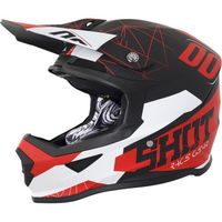 CASQUE MOTO SCOOTER SHOT Casque Cross Furious Spectre Noir Rouge Mat CASQUE MOTO SCOOTER SHOT Casque Cross Furious Spectre Noir Rouge Mat