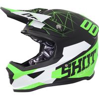CASQUE MOTO SCOOTER SHOT Casque Cross Furious Spectre Noir Vert Mat CASQUE MOTO SCOOTER SHOT Casque Cross Furious Spectre Noir Vert Mat