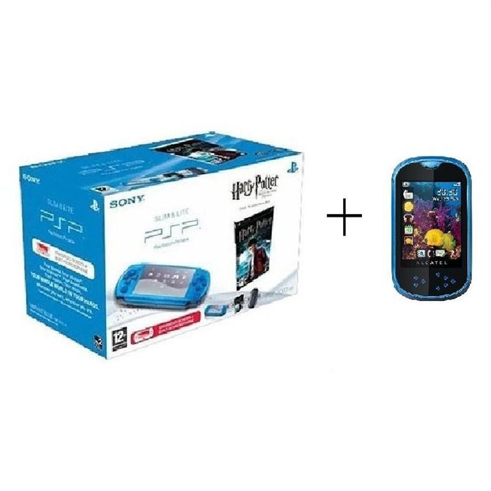 PACK PSP 3004 BLEUE + Le jeu HARRY POTTER ET LE PR   Achat / Vente