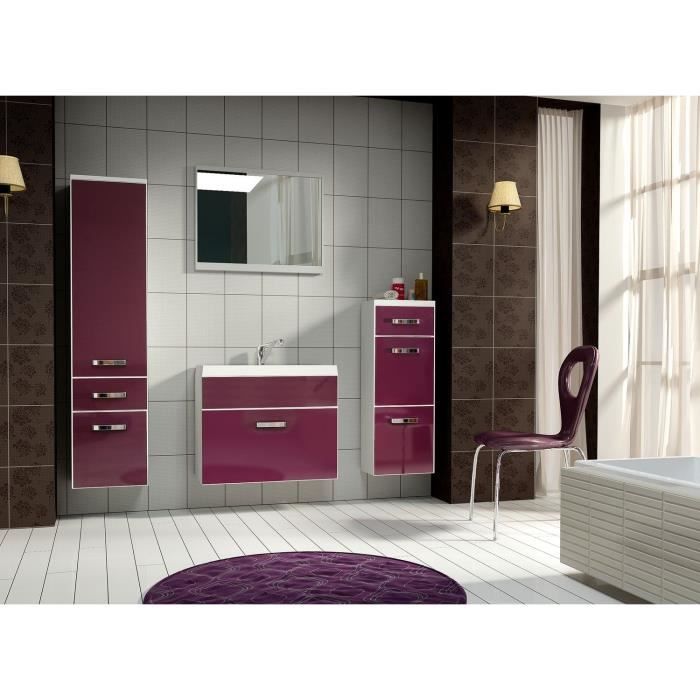 BALI Ensemble salle de bain simple vasque avec miroir L 60 cm ... BALI Ensemble salle de bain simple vasque avec miroir L 60 cm ...