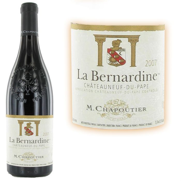 La Bernardine 2007   Achat / Vente VIN ROUGE La Bernardine 2007