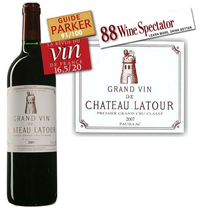 Château Latour 2007   Achat / Vente VIN ROUGE Château Latour 2007