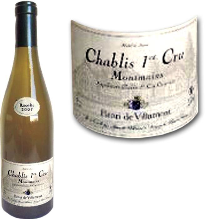 Arthur Barolet Chablis 1er Cru Montmains 2007   Achat / Vente VIN