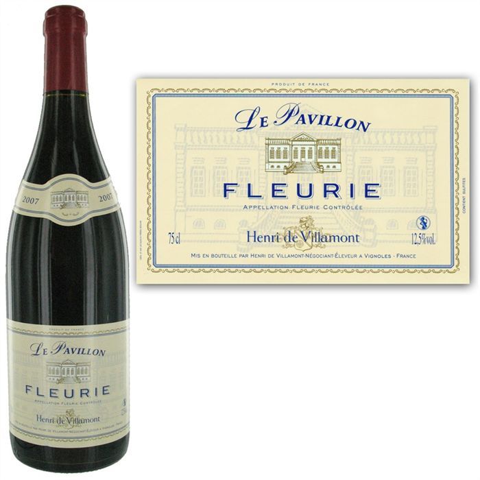 2007   Achat / Vente VIN ROUGE Henri deVillamont Fleurie 2007