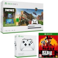 CONSOLE XBOX ONE Xbox One S To Fortnite + 2e manette + Red Dead Red CONSOLE XBOX ONE Xbox One S To Fortnite + 2e manette + Red Dead Red