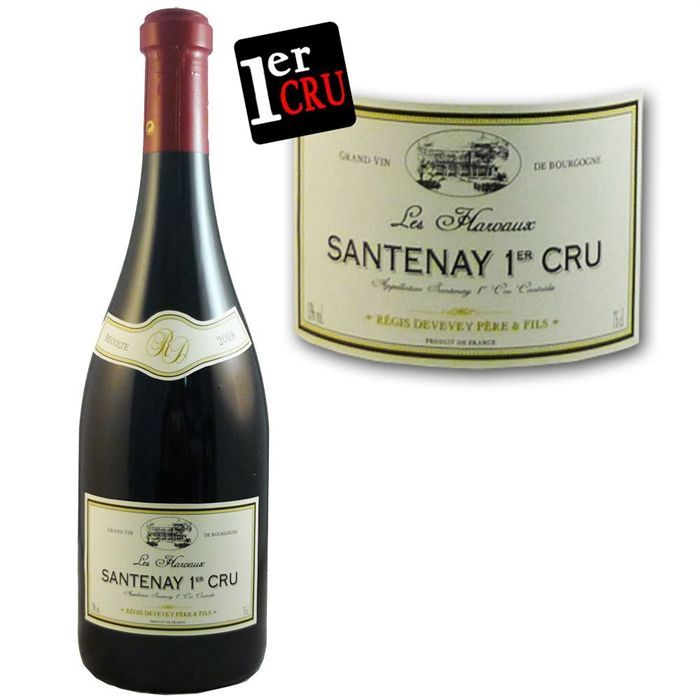 2008   Achat / Vente VIN ROUGE Santenay 1er Cru Harvaux 2008