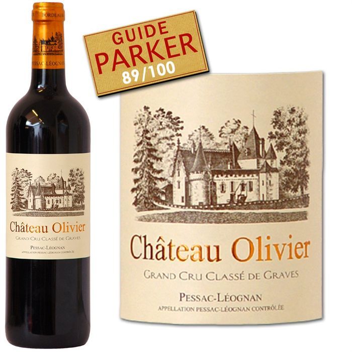 2008   Achat / Vente VIN ROUGE Château Olivier 2008