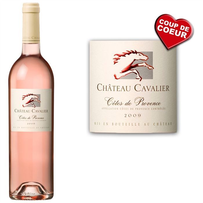 Château Cavalier 2009   Achat / Vente VIN ROSE Château Cavalier 2009