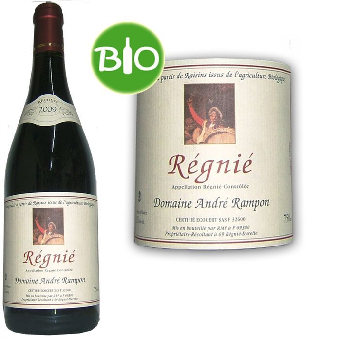 Régnié 2009   Achat / Vente VIN ROUGE Domaine Rampon Régnié 2009