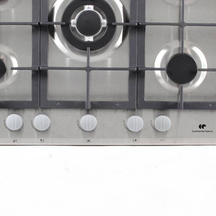  CECTG5FIX Table de cuisson gaz-5 foyers-L68x1