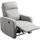 Fauteuil de relaxation électrique - Tissu gris - C
