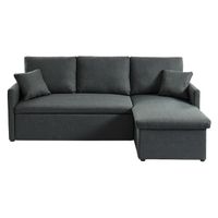 CANAPÉ - SOFA - DIVAN JIM Canapé d'angle droit convertible 3 places - Ti CANAPÉ - SOFA - DIVAN JIM Canapé d'angle droit convertible 3 places - Ti