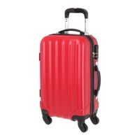 VALISE - BAGAGE Valise en ABS Rouge 4 Roues 50x35x20 cm VALISE - BAGAGE Valise en ABS Rouge 4 Roues 50x35x20 cm