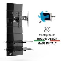 MEUBLE HIFI INTÉGRÉE MELICONI Meuble TV support orientable 32 à 63" - J MEUBLE HIFI INTÉGRÉE MELICONI Meuble TV support orientable 32 à 63" - J