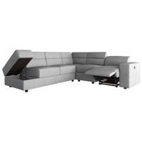 CANAPÉ - SOFA - DIVAN TILIO Canapé de relaxation électrique angle gauche CANAPÉ - SOFA - DIVAN TILIO Canapé de relaxation électrique angle gauche