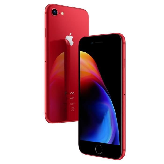 APPLE iPhone 8 rouge 64Go Edition Spéciale - Achat smartphone pas cher, avis et meilleur prix