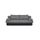 CLYDE Banquette convertible 3 places - Tissu gris