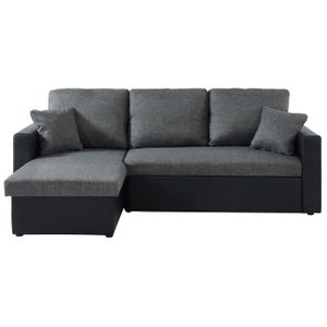 Convertible D'angle Achat Vente Canapé Noir kZuwOTPXi