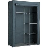 PENDERIE SOUPLE Armoire penderie souple Nomade 50 en tissu gris 10 PENDERIE SOUPLE Armoire penderie souple Nomade 50 en tissu gris 10