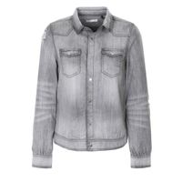 CHEMISE - CHEMISETTE LPB WOMAN - Veste Chemise Grise CHEMISE - CHEMISETTE LPB WOMAN - Veste Chemise Grise