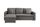 ASPEN Canapé d'angle réversible convertible 4 plac