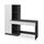 OPTIM Bureau contemporain décor blanc et gris - L