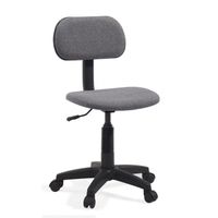 CHAISE DE BUREAU PIKTO Chaise de bureau dactylo - Tissu gris - L 38 CHAISE DE BUREAU PIKTO Chaise de bureau dactylo - Tissu gris - L 38