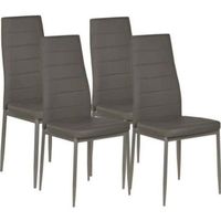 CHAISE VOGUE Lot de 4 chaises de salle à manger en sim... CHAISE VOGUE Lot de 4 chaises de salle à manger en sim...