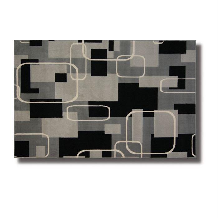 230 Gris/Noir   Achat / Vente TAPIS Tapis Underground 160/230