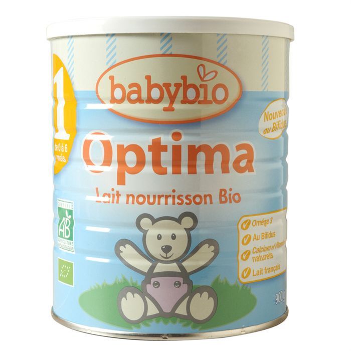 Lait Infantile Babybio Optima 3ème Âge Avec Fibres - 800g X3 - Bio, Sans Huile De Palme - Dès 10 Mois