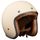 Casque jet beige